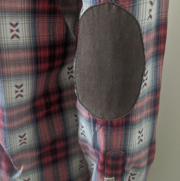 THIRD & ARMY Elbow Patch Button Down NWT!! - Picture 8 of 12